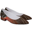 Red Gold Black Voracious Plant Leaf Women s Low Heels View3