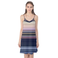 Horizontal Line Strokes Color Lines Camis Nightgown  by Pakjumat