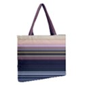 Horizontal Line Strokes Color Lines Zipper Medium Tote Bag View2