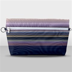 Horizontal Line Strokes Color Lines Handbag Organizer by Pakjumat