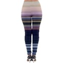 Horizontal Line Strokes Color Lines Lightweight Velour Leggings View2