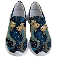 Fish Star Sign Women s Lightweight Slip Ons by Pakjumat