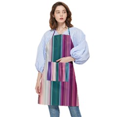 Vertical Line Color Lines Texture Pocket Apron