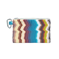 Line Vertical Lines Color Lines Canvas Cosmetic Bag (small) by Pakjumat