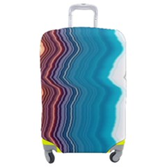 Line Vertical Lines Color Lines Luggage Cover (medium) by Pakjumat