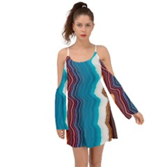 Line Vertical Lines Color Lines Boho Dress by Pakjumat