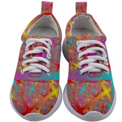 Geometric Abstract Colorful Kids Athletic Shoes