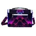 Synthwave City Retrowave Wave Satchel Shoulder Bag View3