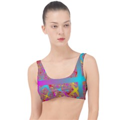 Geometric Abstract Colorful The Little Details Bikini Top by Pakjumat