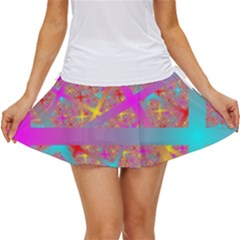 Geometric Abstract Colorful Women s Skort