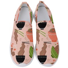 Japanese Street Food Soba Noodle In Bowl Men s Slip On Sneakers by Pakjumat