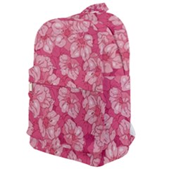 Cute Pink Sakura Flower Pattern Classic Backpack by Pakjumat