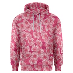 Cute Pink Sakura Flower Pattern Men s Overhead Hoodie by Pakjumat