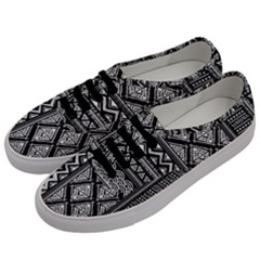 Tribal African Pattern Men s Classic Low Top Sneakers by Pakjumat