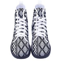 Tribal African Pattern Kid s High-top Canvas Sneakers