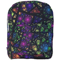 Stained Glass Crystal Art Full Print Backpack by Pakjumat