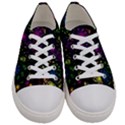 Stained Glass Crystal Art Women s Low Top Canvas Sneakers View1