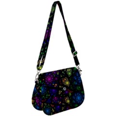 Stained Glass Crystal Art Saddle Handbag by Pakjumat