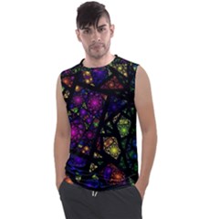 Stained Glass Crystal Art Men s Regular Tank Top by Pakjumat