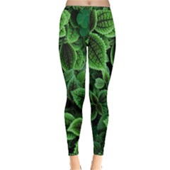 Shanghai Botanical Garden Inside Out Leggings by Pakjumat