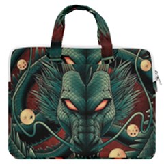 Dragon Art Macbook Pro 16  Double Pocket Laptop Bag  by Pakjumat