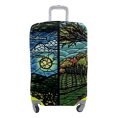 Four Assorted Illustrations Collage Winter Autumn Summer Picture Luggage Cover (small) by Pakjumat