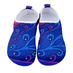 Abstract Paisley Art Pattern Design Fabric Floral Decoration Kids  Sock-style Water Shoes by Pakjumat