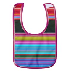 Horizontal Line Colorful Baby Bib by Pakjumat