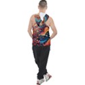 Pattern Abstract Men s Sleeveless Hoodie View2