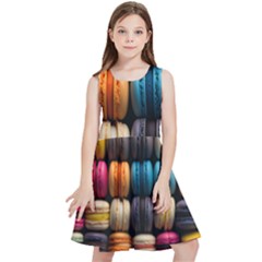 Macaroon Sweet Treat Kids  Skater Dress by Pakjumat