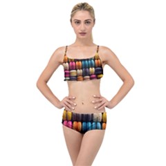 Macaroon Sweet Treat Layered Top Bikini Set by Pakjumat