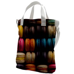 Macaroon Sweet Treat Canvas Messenger Bag