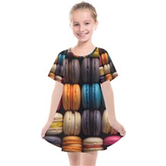 Macaroon Sweet Treat Kids  Smock Dress by Pakjumat