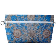 Flower Mandala Pattern Handbag Organizer