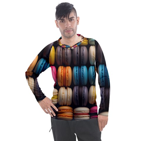 Macaroon Sweet Treat Men s Pique Long Sleeve T-shirt by Pakjumat