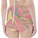 Pattern Glitter Pastel Layer High-Waisted Bikini Bottoms View2