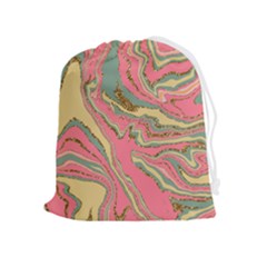 Pattern Glitter Pastel Layer Drawstring Pouch (xl) by Pakjumat