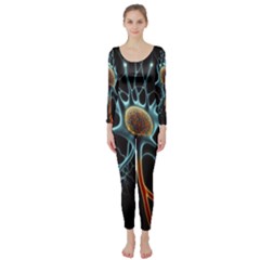 Organism Neon Science Long Sleeve Catsuit by Pakjumat