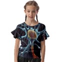 Organism Neon Science Kids  Cut Out Flutter Sleeves View1