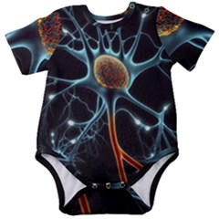 Organism Neon Science Baby Short Sleeve Bodysuit by Pakjumat