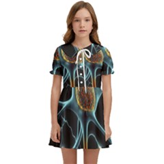 Organism Neon Science Kids  Sweet Collar Dress by Pakjumat