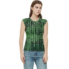 Matrix Technology Tech Data Digital Network Women s Raglan Cap Sleeve T-shirt by Pakjumat