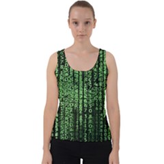 Matrix Technology Tech Data Digital Network Velvet Tank Top by Pakjumat