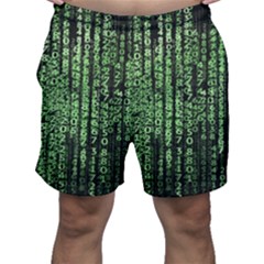 Matrix Technology Tech Data Digital Network Men s Shorts by Pakjumat