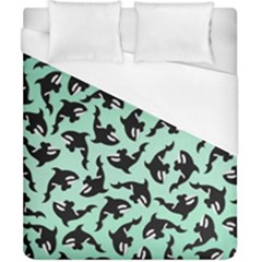 Orca Killer Whale Fish Duvet Cover (california King Size) by Pakjumat