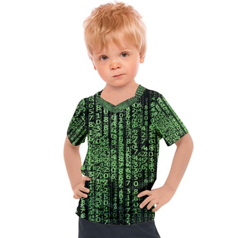 Matrix Technology Tech Data Digital Network Kids  Sports T-shirt by Pakjumat