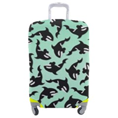 Orca Killer Whale Fish Luggage Cover (medium) by Pakjumat