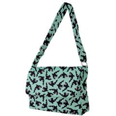 Orca Killer Whale Fish Full Print Messenger Bag (l) by Pakjumat