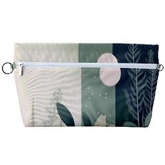 Spring Floral Plants Foliage Minimal Minimalist Handbag Organizer by Pakjumat