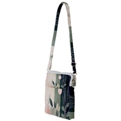 Spring Floral Plants Foliage Minimal Minimalist Multi Function Travel Bag by Pakjumat